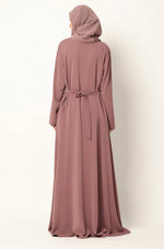 Load image into Gallery viewer, Simple Flared Abaya with Buttons