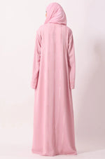 Load image into Gallery viewer, Luxury Floral Abaya Dress Powder Blue