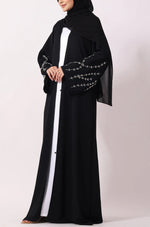 Load image into Gallery viewer, Luxury Jewel Abaya Dress Black
