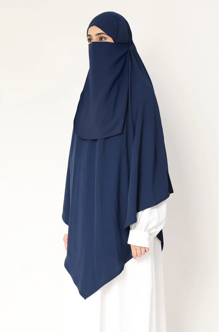 Khimar Single Layer Persian Blue