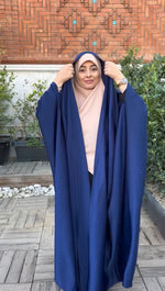 Load image into Gallery viewer, Blue Irani Sleeves Chadar - Nida Matte Fabric
