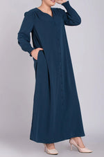 Load image into Gallery viewer, Elastic Cuff Simple Abaya
