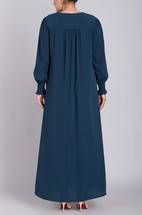Elastic Cuff Simple Abaya