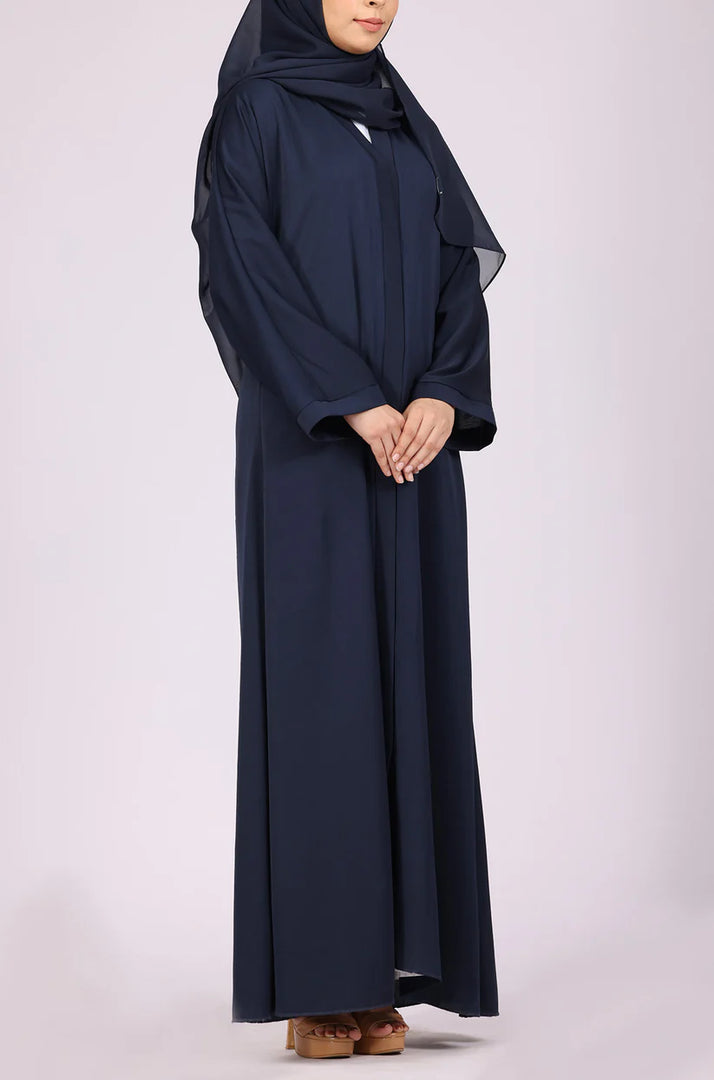 Navy Blue Zoom Abaya