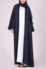 Load image into Gallery viewer, Navy Blue Zoom Abaya

