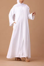 Load image into Gallery viewer, White Zoom Abaya

