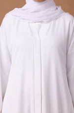 Load image into Gallery viewer, White Zoom Abaya
