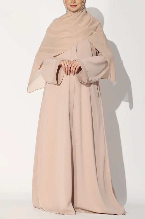 Peach Zoom Abaya