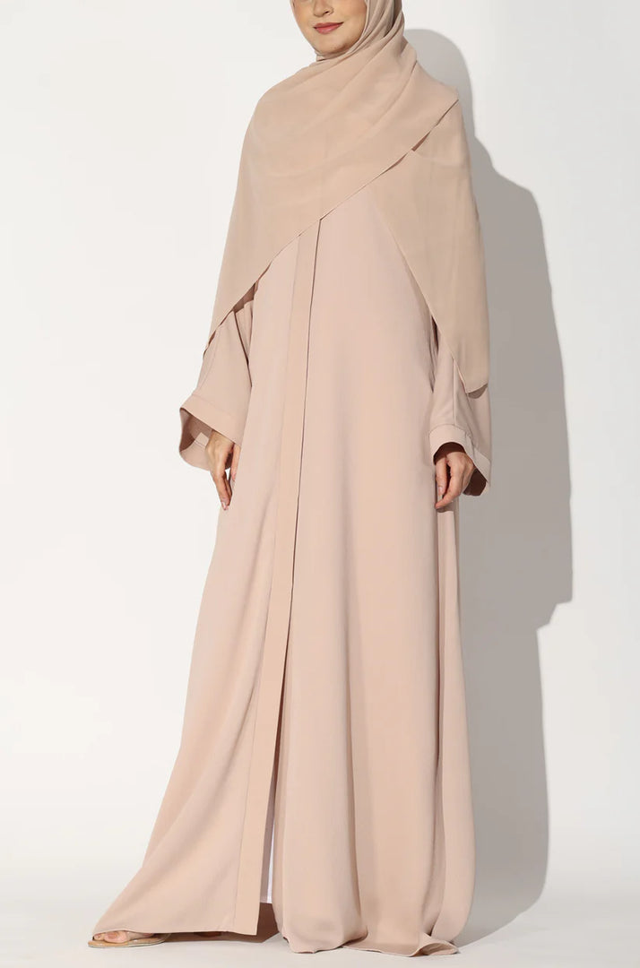 Peach Zoom Abaya
