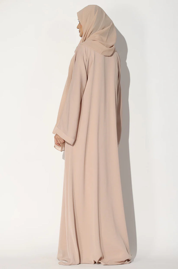 Peach Zoom Abaya
