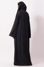 Load image into Gallery viewer, Luxury Floral Abaya Dress Powder Blue
