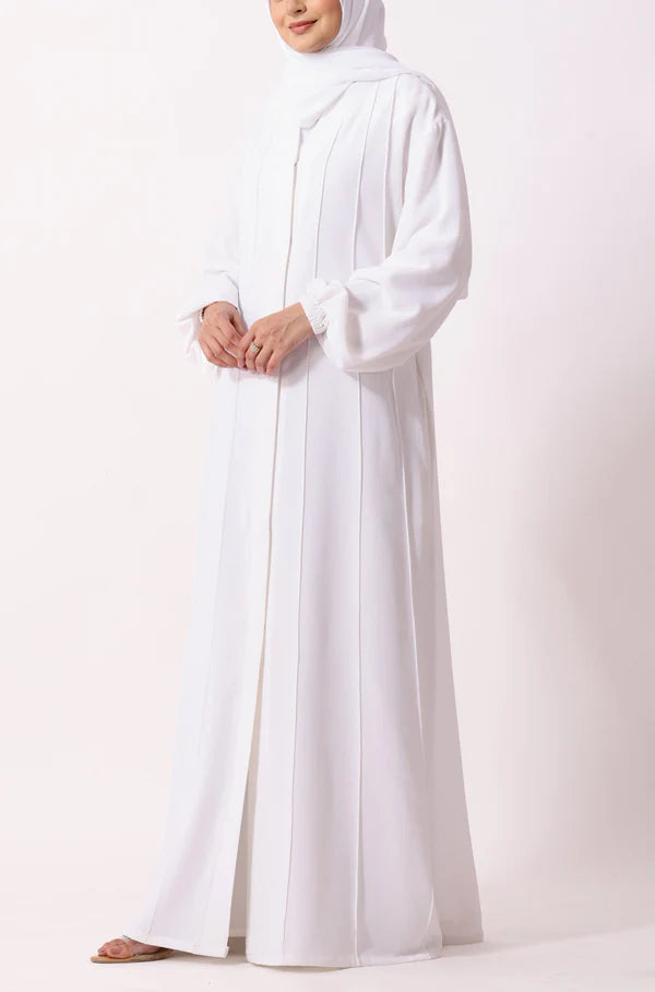Simple Pleated Abaya