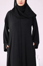 Load image into Gallery viewer, Black Zoom Abaya
