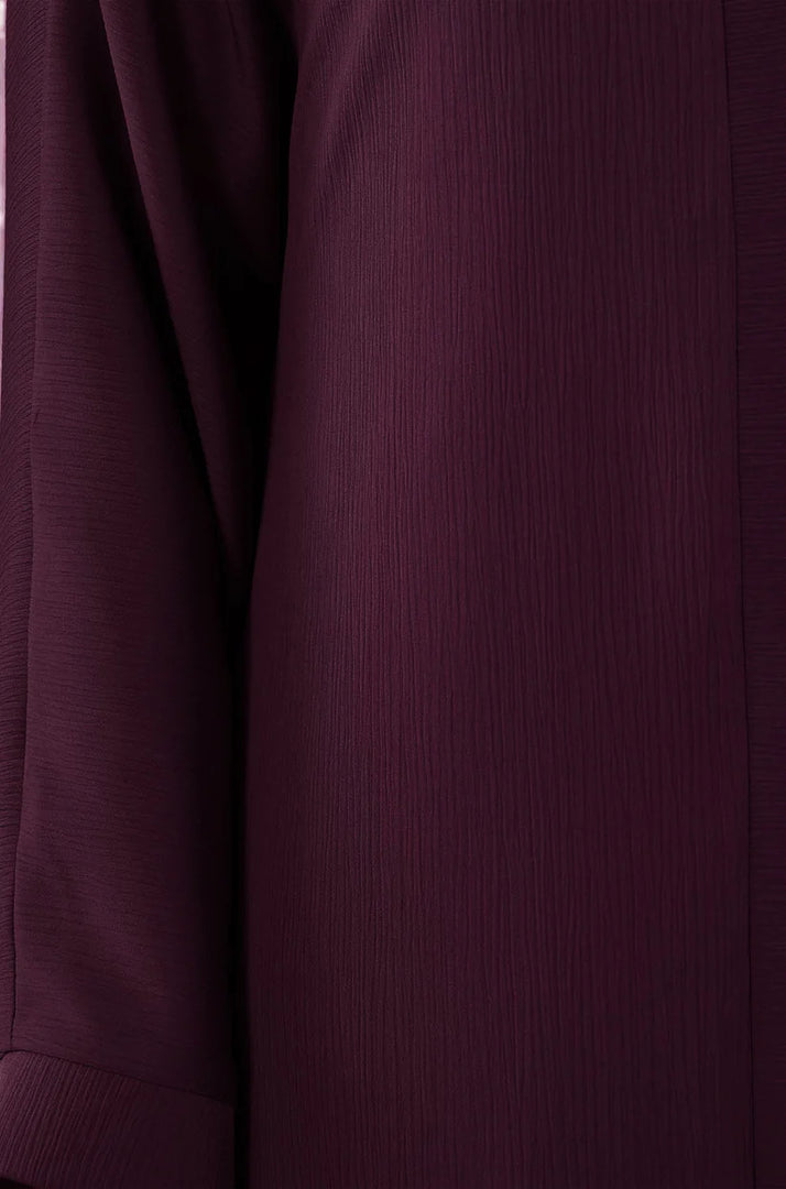 Dark Plum Zoom Abaya